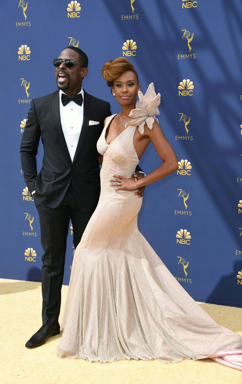 Sterling K. Brown and Ryan Michelle Bathe