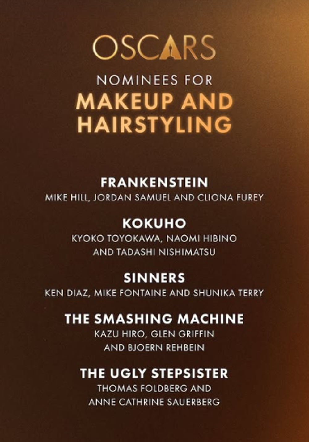 Nominovaní na Oscara 2026