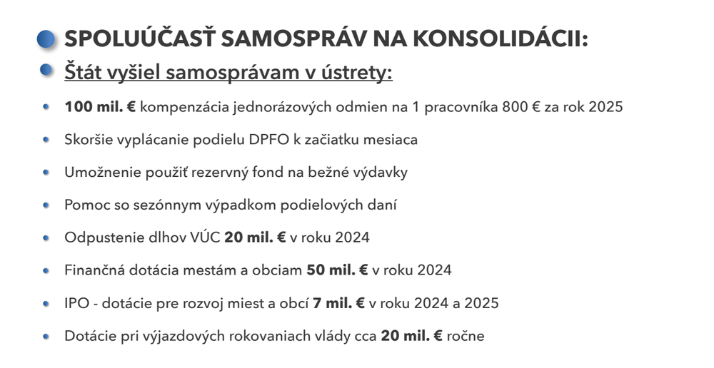 3. KONSOLIDÁCIA VEREJNÝCH FINANCIÍ