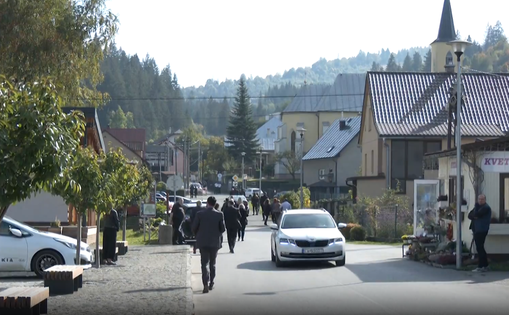 Pohreb učiteľky Božky zo Staškova