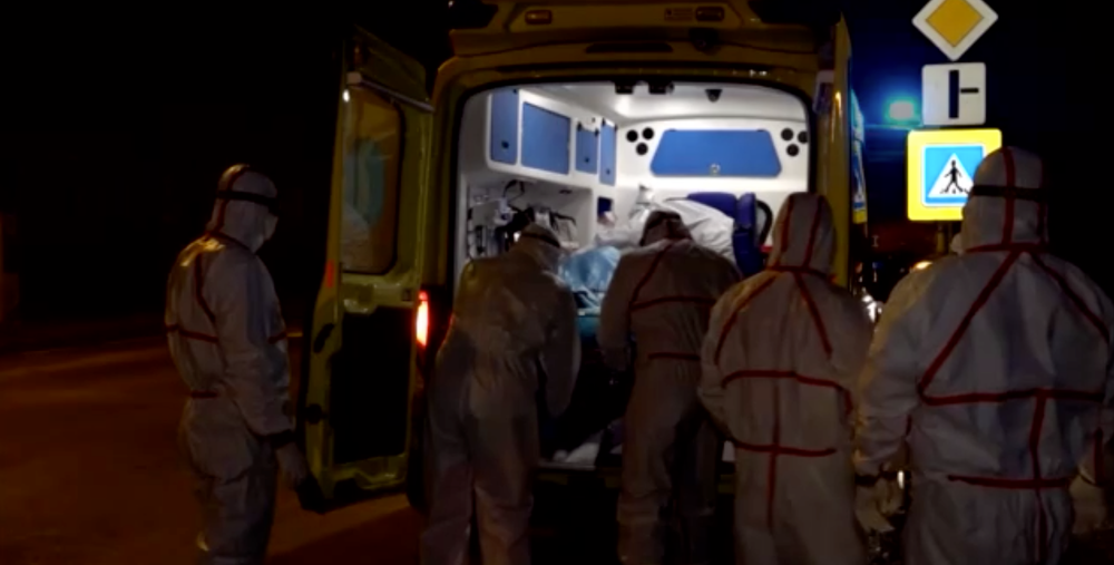 Preprava nadrozmernej pacientky s Covid-19