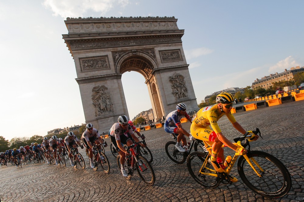 Champs-Elysees a Tadej Pogacar Tour de France