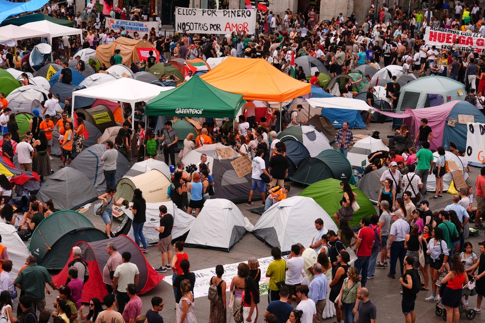 Protesty v Madride za dostupné bývanie 5