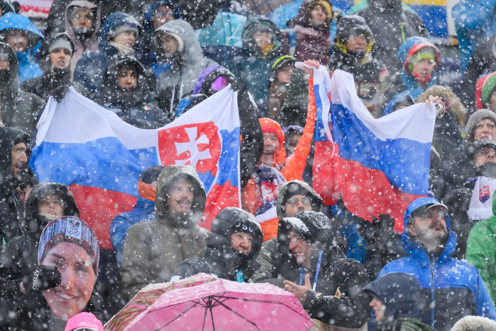 Slovenské vlajky - skialpinizmus