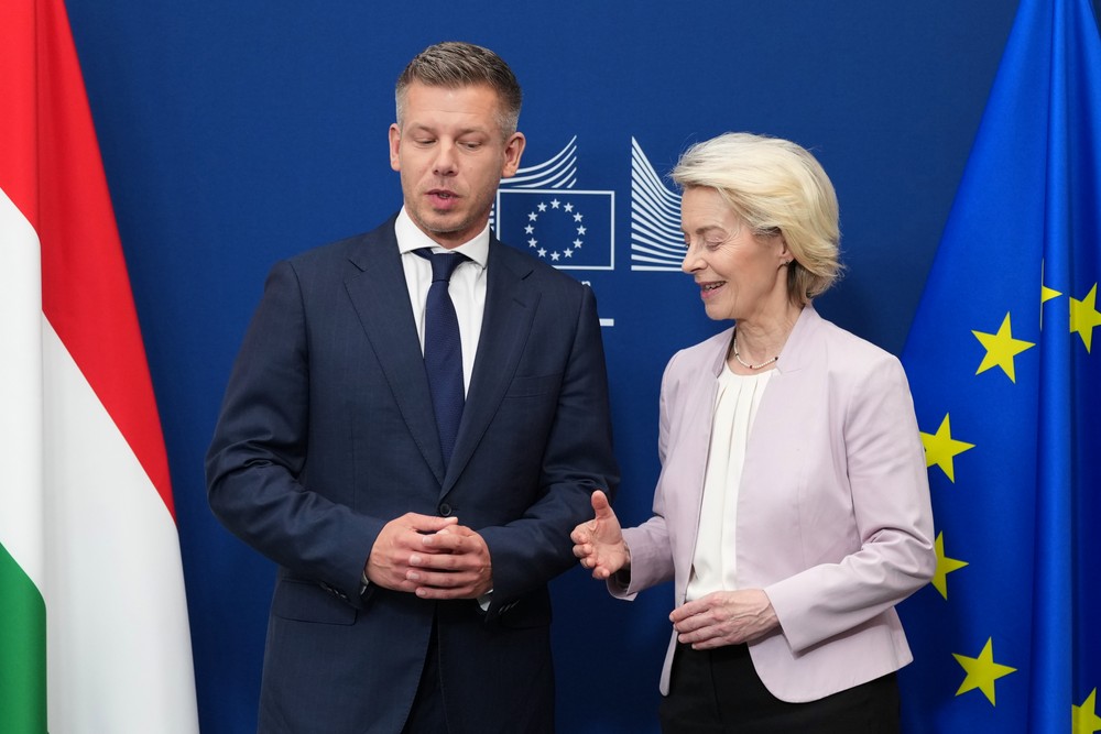 Péter Magyar sa stretol s Ursulou von der Leyen