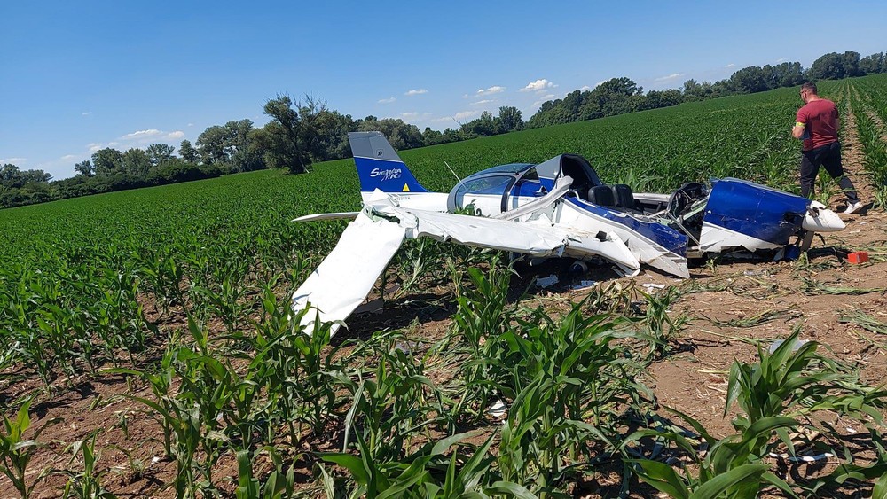 Tragický pád lietadla