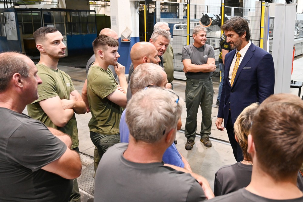 Minister Robert Kaliňák v Dubnici nad Váhom