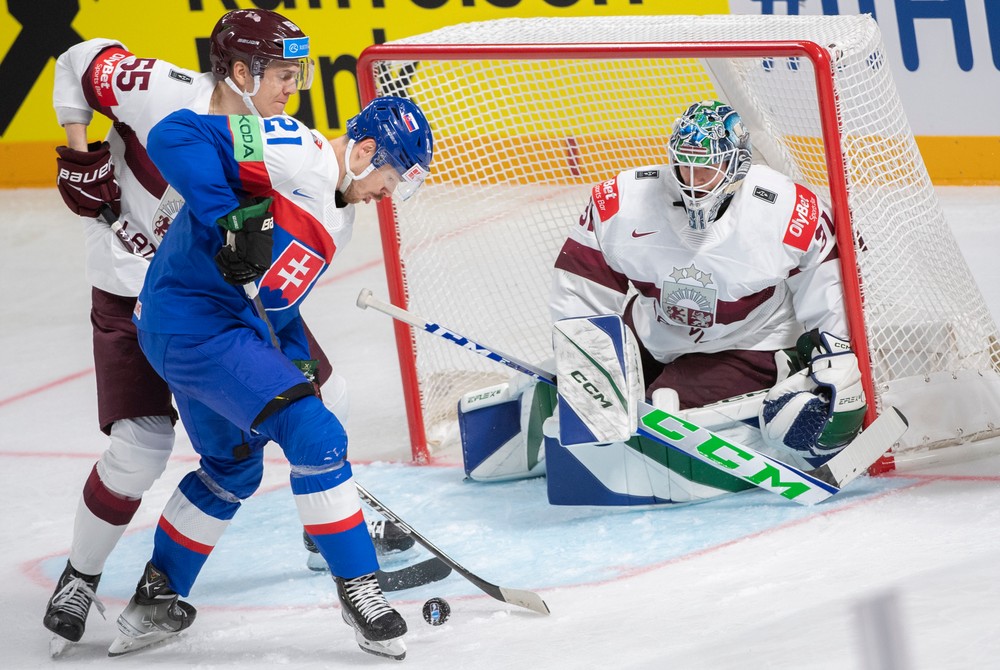 Slovensko - Lotyšsko, MS v hokeji 2023