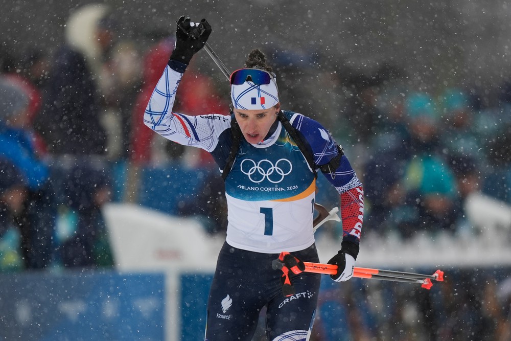 Biatlon ženy - hromadný štart