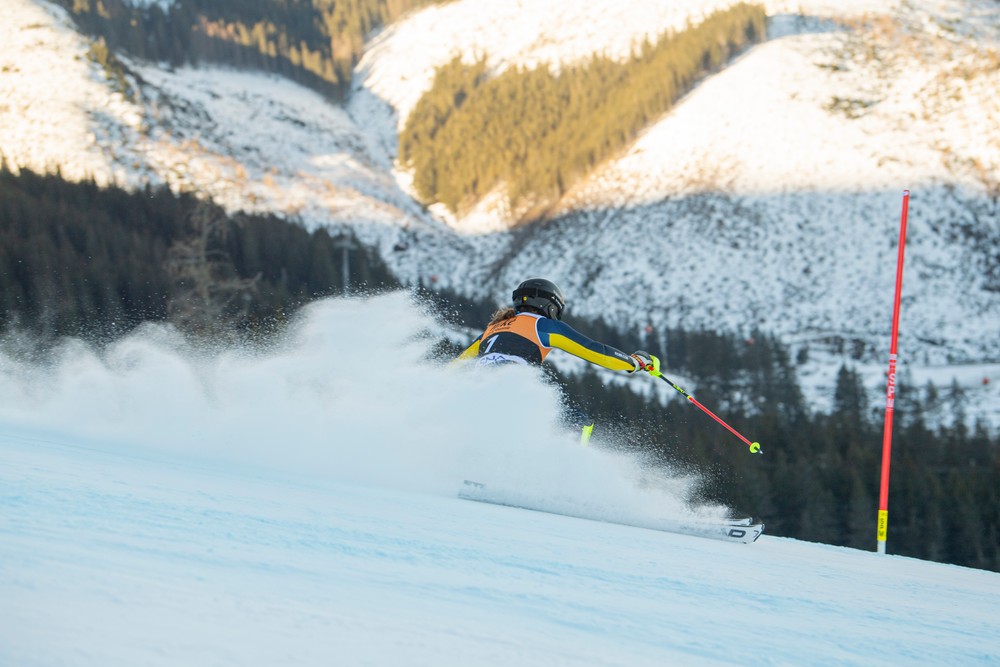 Jasná slalom lyžovanie Anna Swennová Larssonová