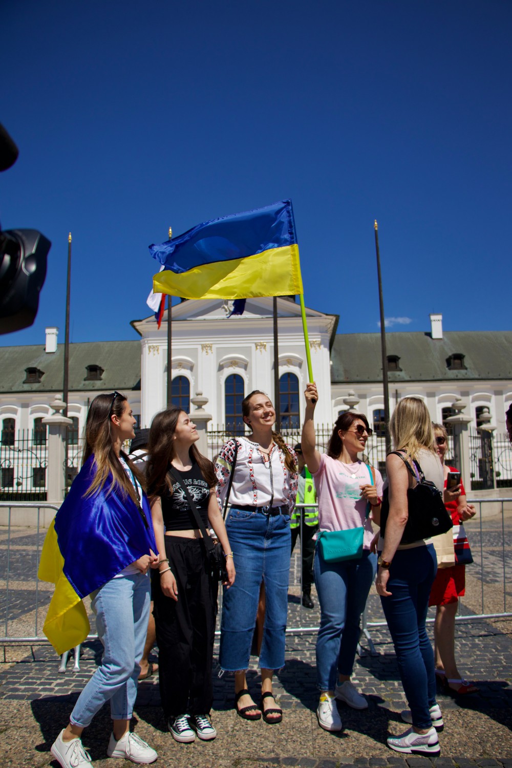 zelenskyj bratislava prezidentsky palac atmosfera ukrajinci
