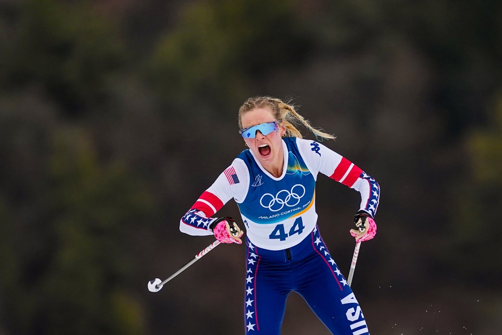 Americká bežkyňa na lyžiach Jessie Diggins