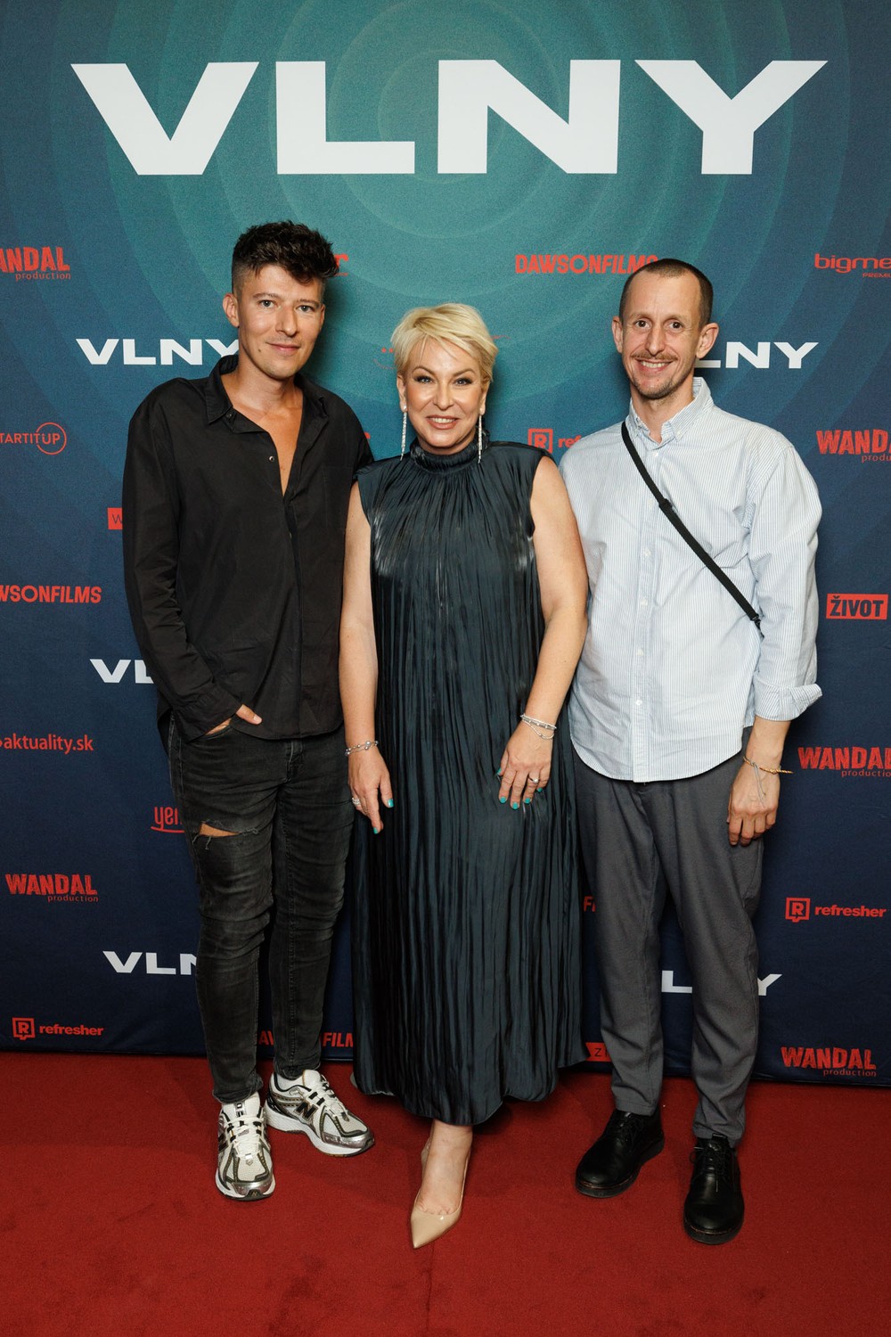 Rastislav Iliev, producentka filmu a Roman Samotny