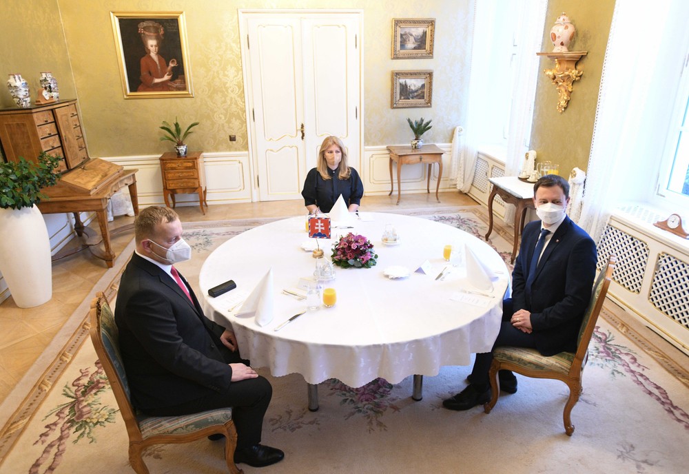 Stretnutie troch ústavných činiteľov