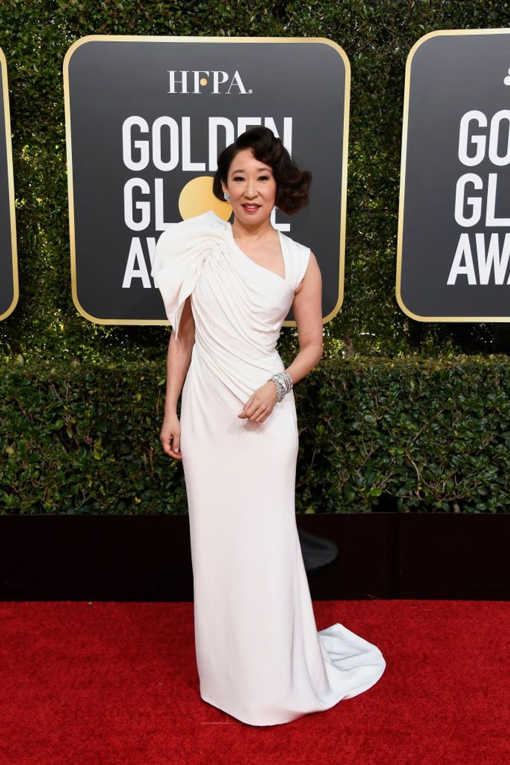 Moderátorka večera - Sandra Oh