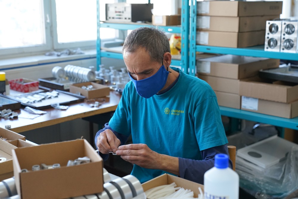 Pľúcne ventilátory v Chirana medical