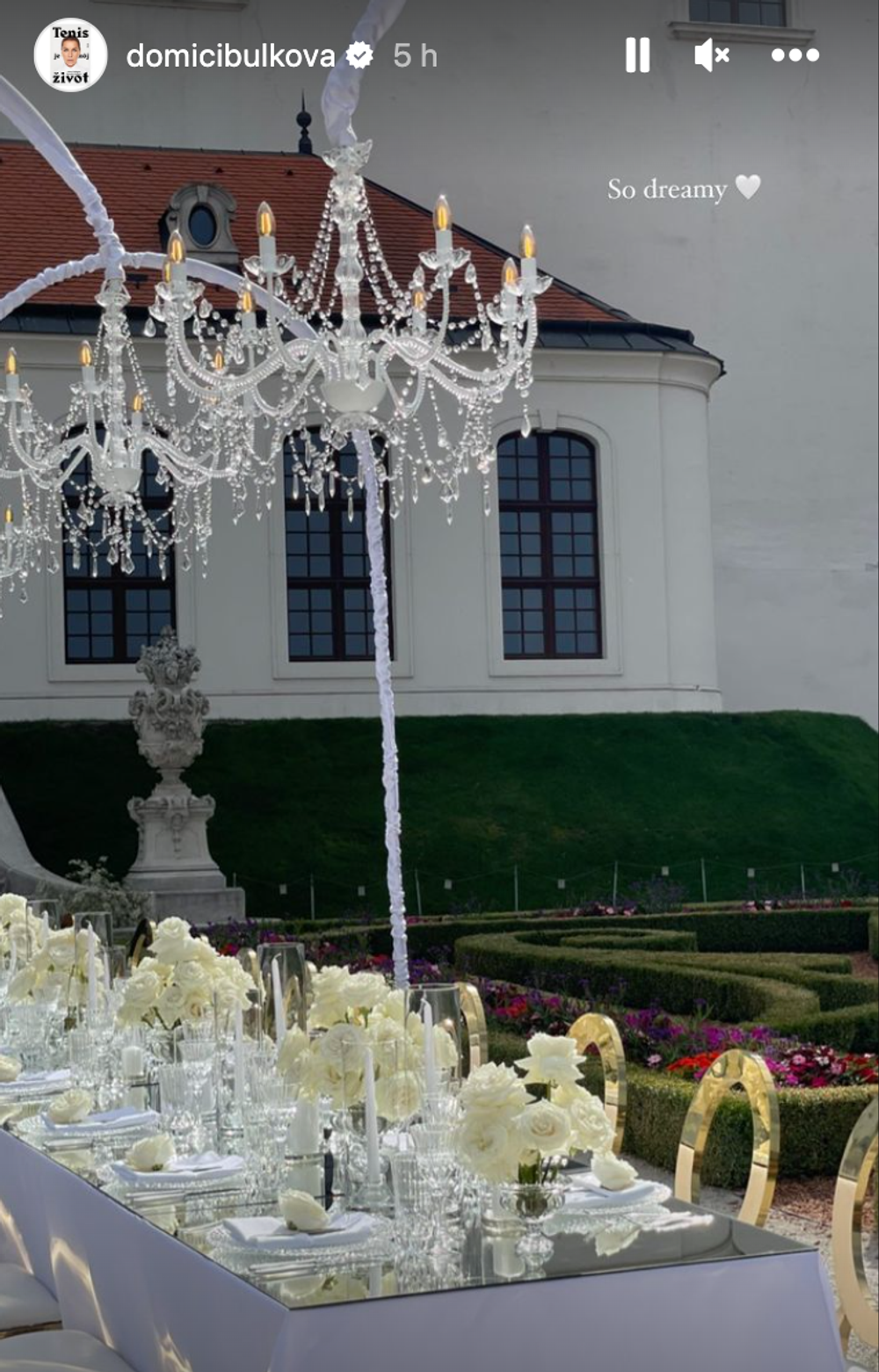 Krst dcéry Dominiky Cibulkovej