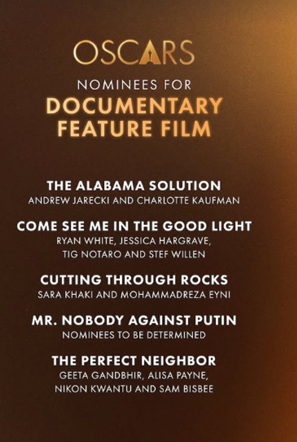 Nominovaní na Oscara 2026