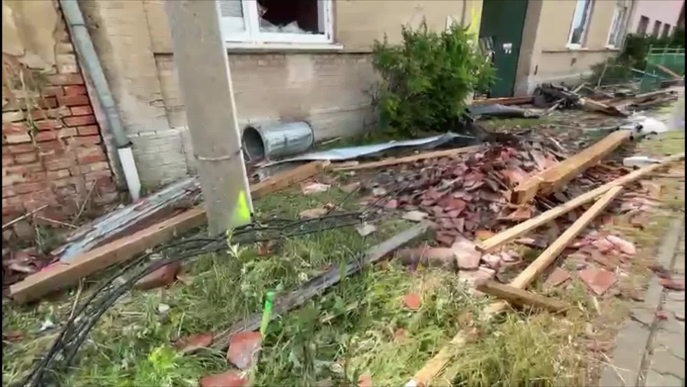 Zábery následkov tornáda v Česku