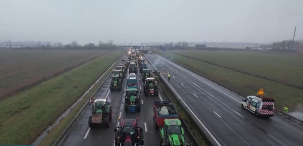 farmari protest traktory