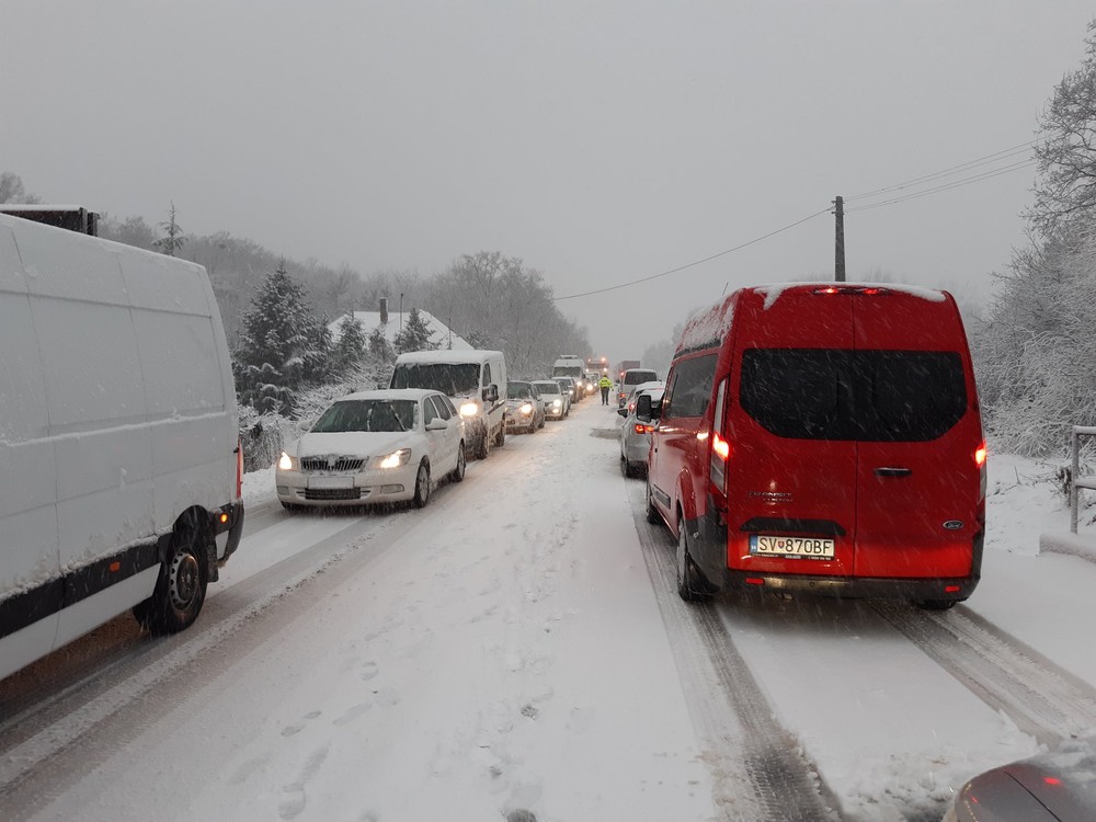Snehová kalamita na východe Slovenska