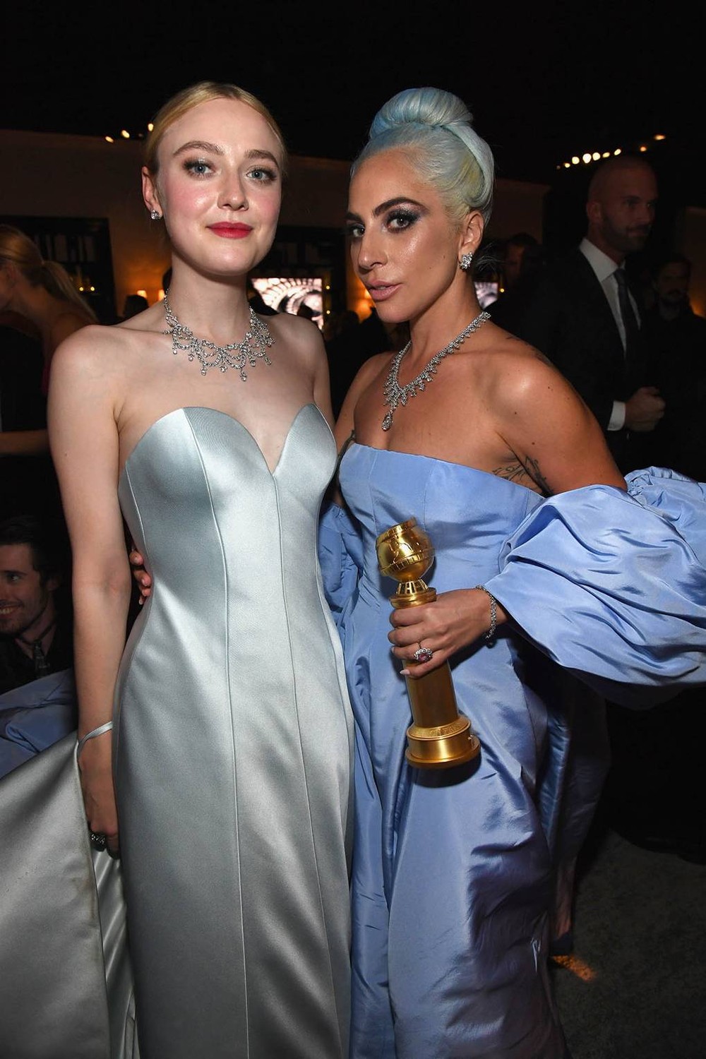 Dakota Fanning and Lady Gaga