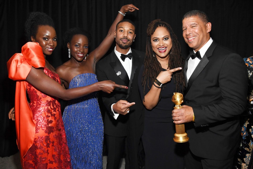 Danai Gurira, Lupita Nyong'o, Michael B. Jordan, Ava Duvernay a Peter Ramsey 