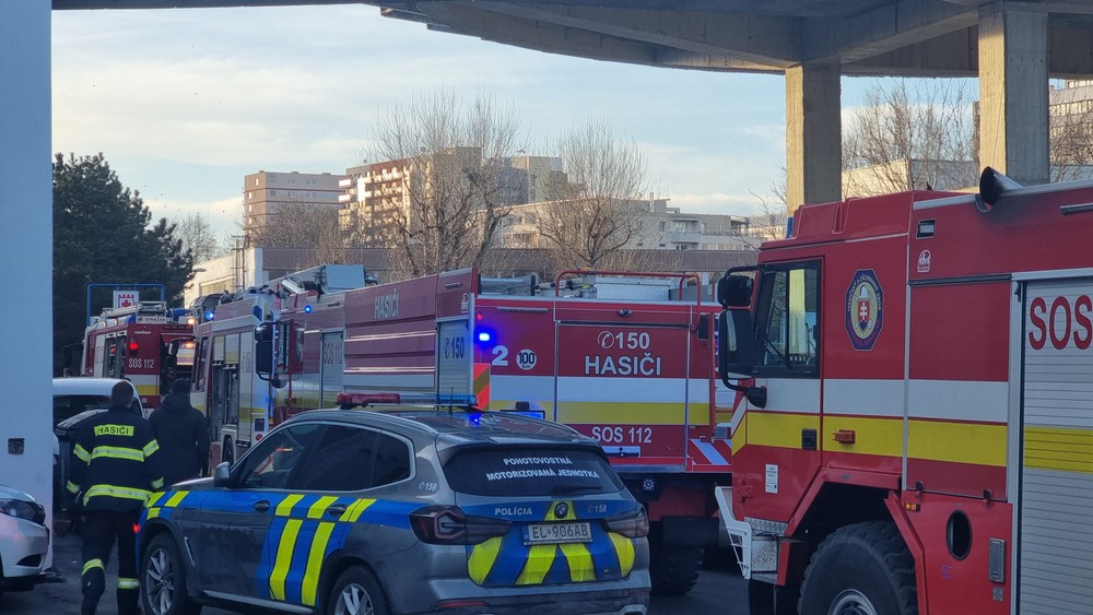 Požiar nemocnice v Ružinove 1 