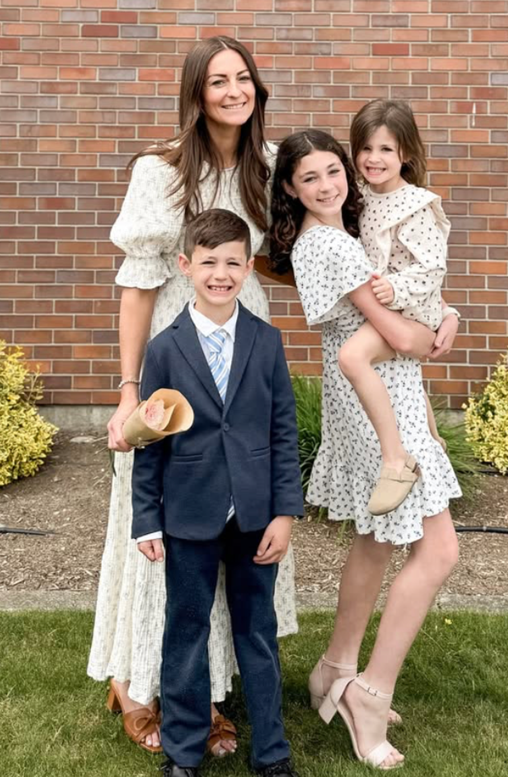 Melissa Mae Carlton s rodinou