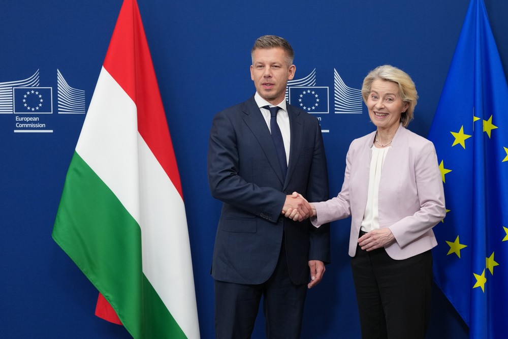 Péter Magyar sa stretol s Ursulou von der Leyen