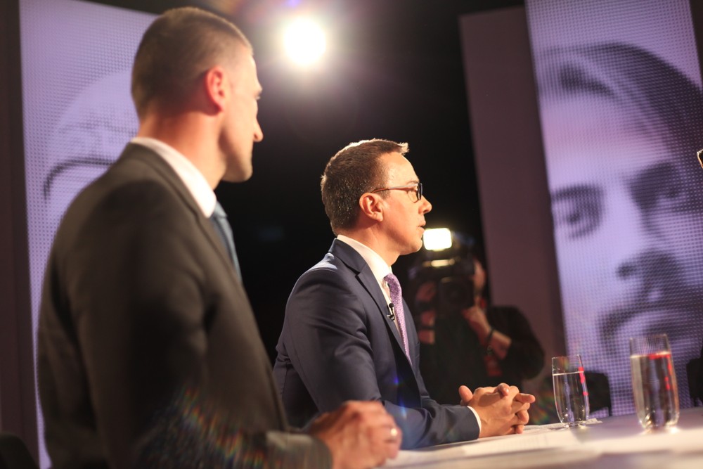 Na hrane s Mariánom Viskupičom (SaS) a Erikom Tomášom (Hlas-SD)