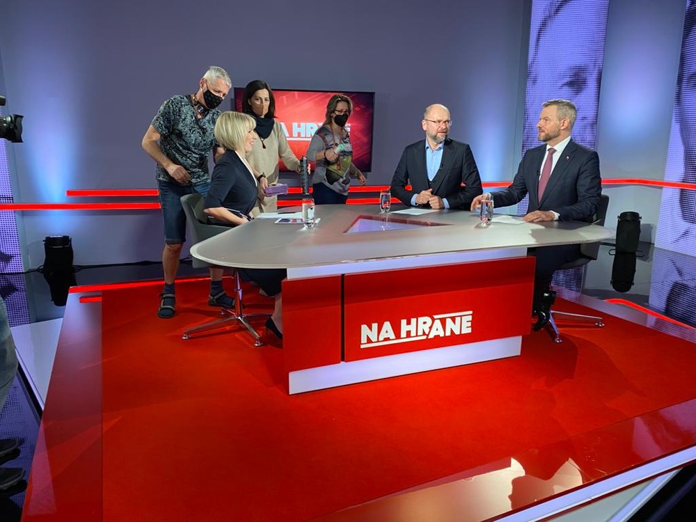 Na hrane Peter Pellegrini (Hlas-SD) a Richard Sulík (SaS)