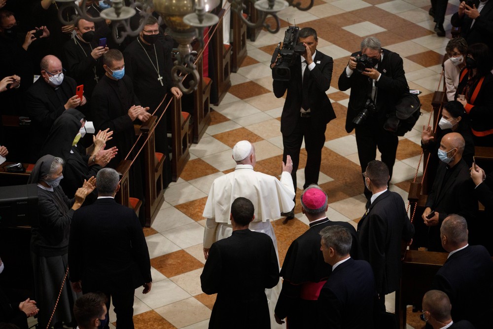 Pápež v Katedrále svätého Martina