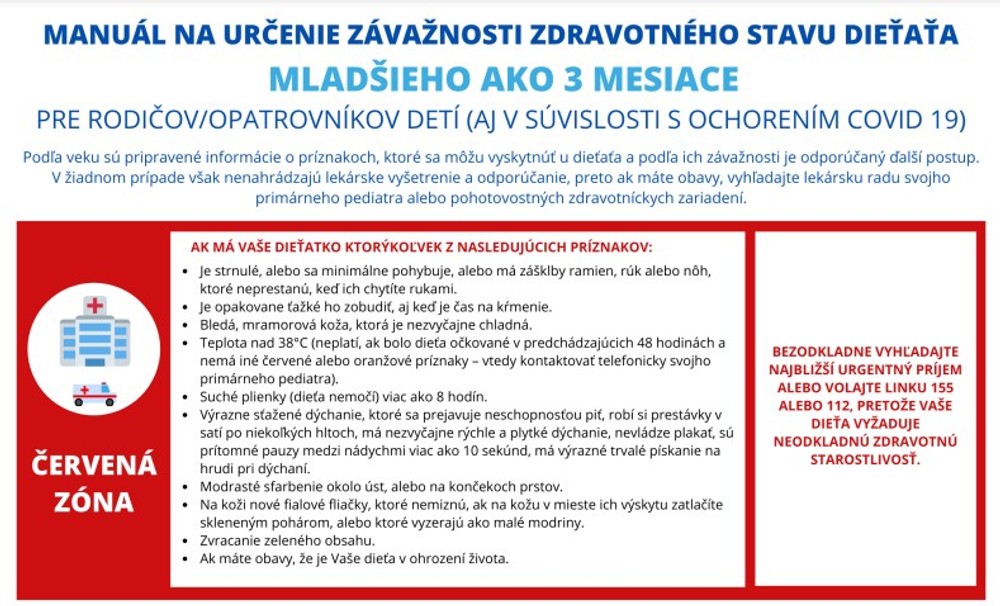Deti mladšie ako 3 mesiace