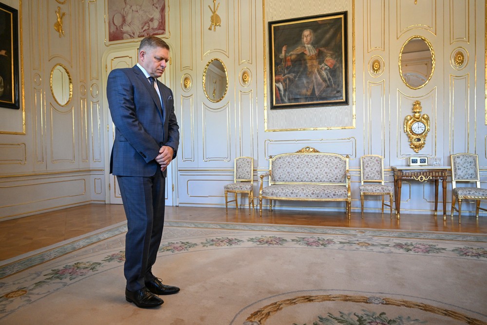 voľbynrsr23 prezidentka Zuzana Čaputová vláda poverenie Robert Fico prijatie (11)