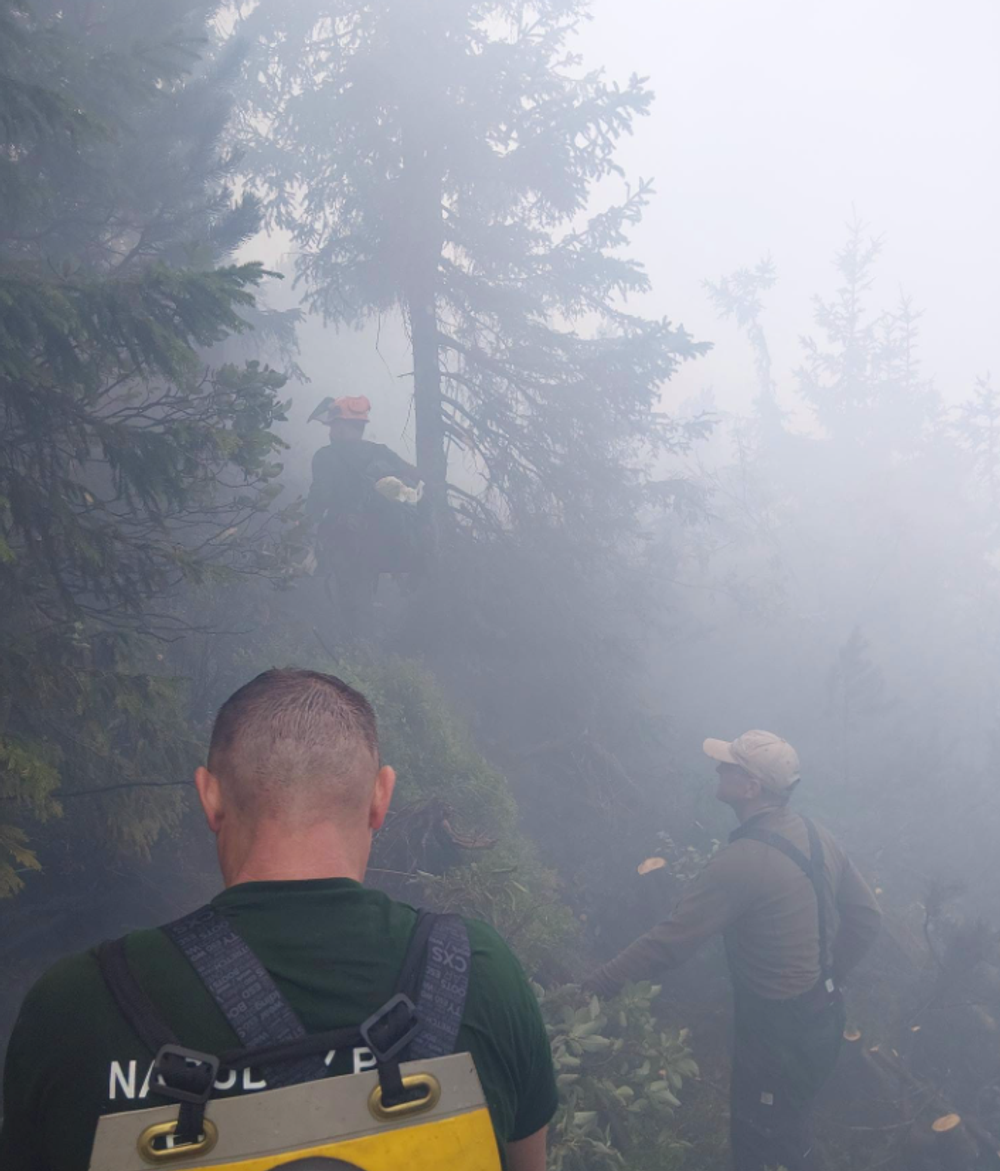 Požiar v Národnom parku Veľká Fatra 3