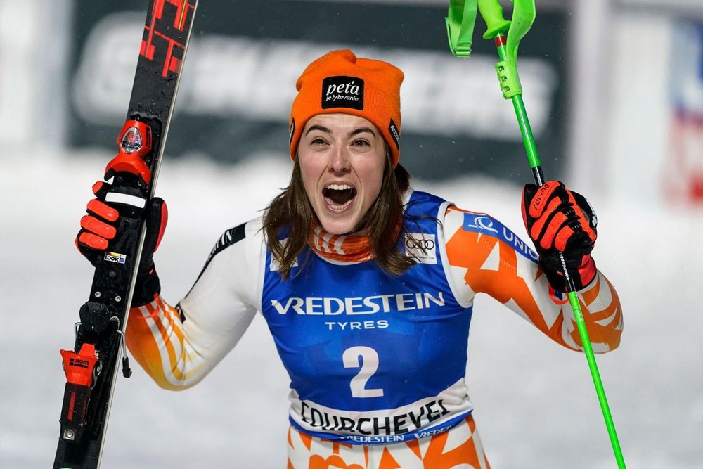 Petra Vlhova po 30. víťazstve vo Svetovom pohari, slalom Courchevel 21.12.2023