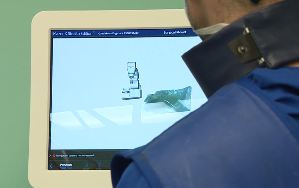 Robotická operácia chrbta 5