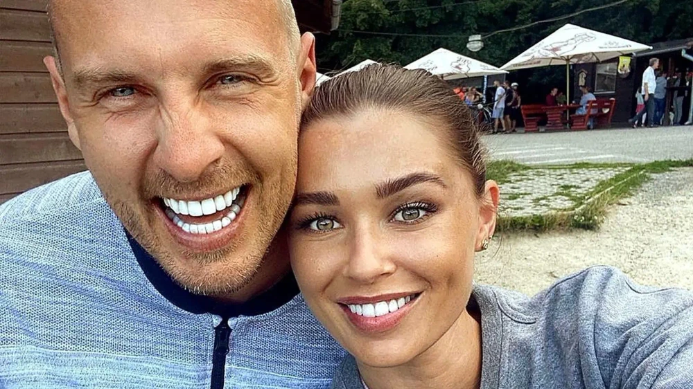 Ján Ďurica s partnerkou Dianou