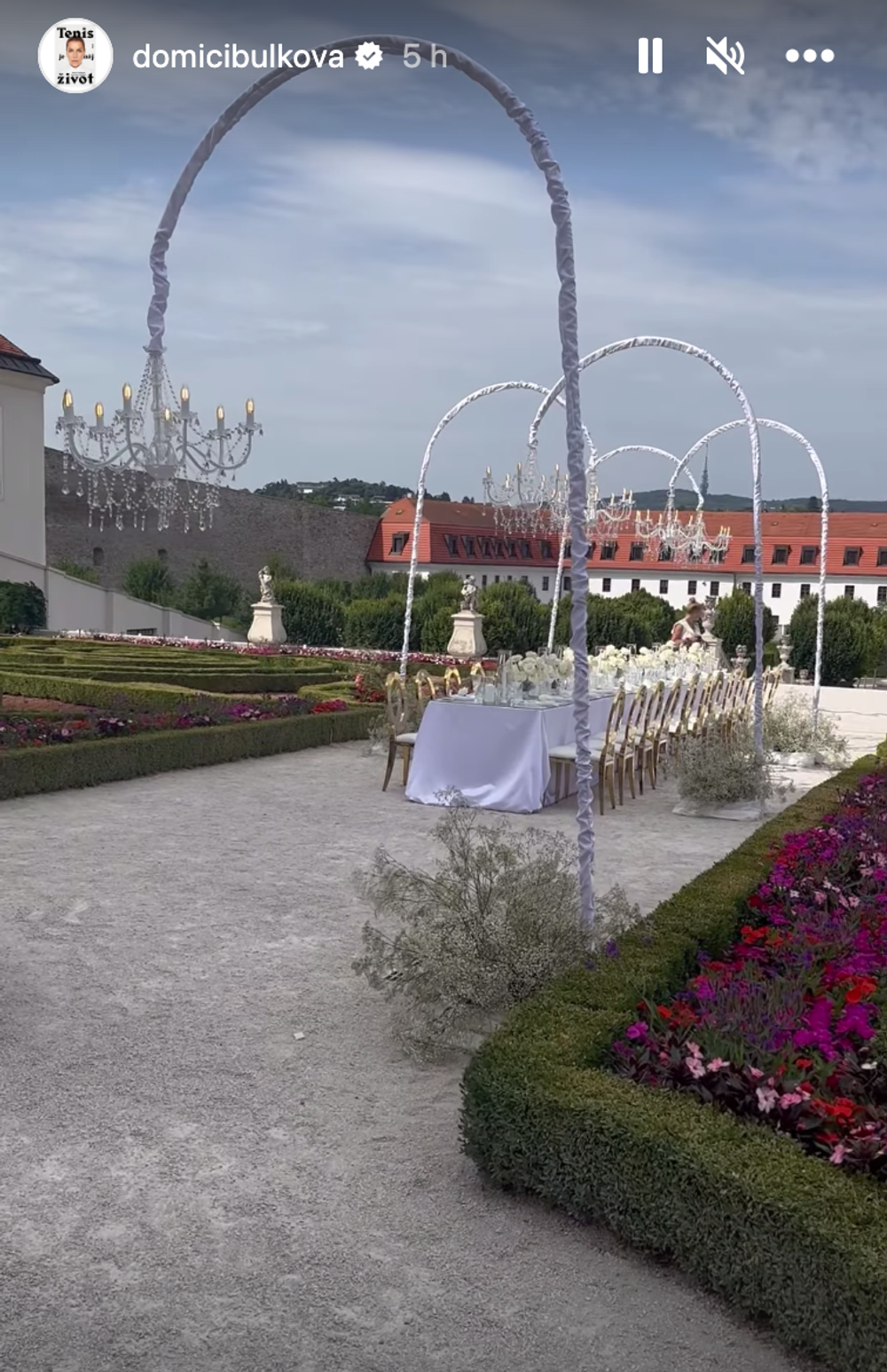 Krst dcéry Dominiky Cibulkovej