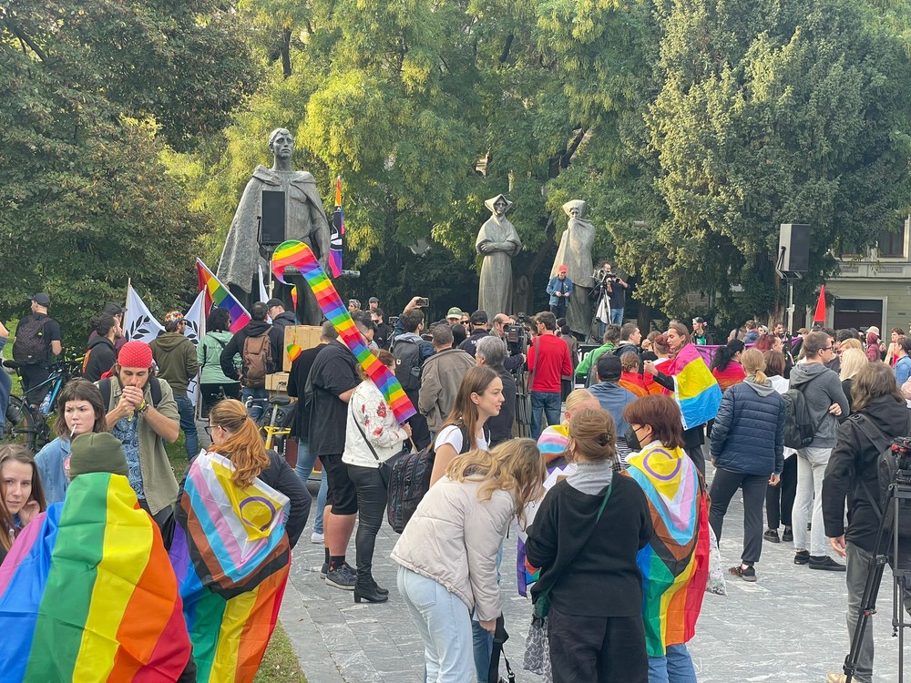 Pochod Zostávame v uliciach na pamiatku Matúša a Juraja