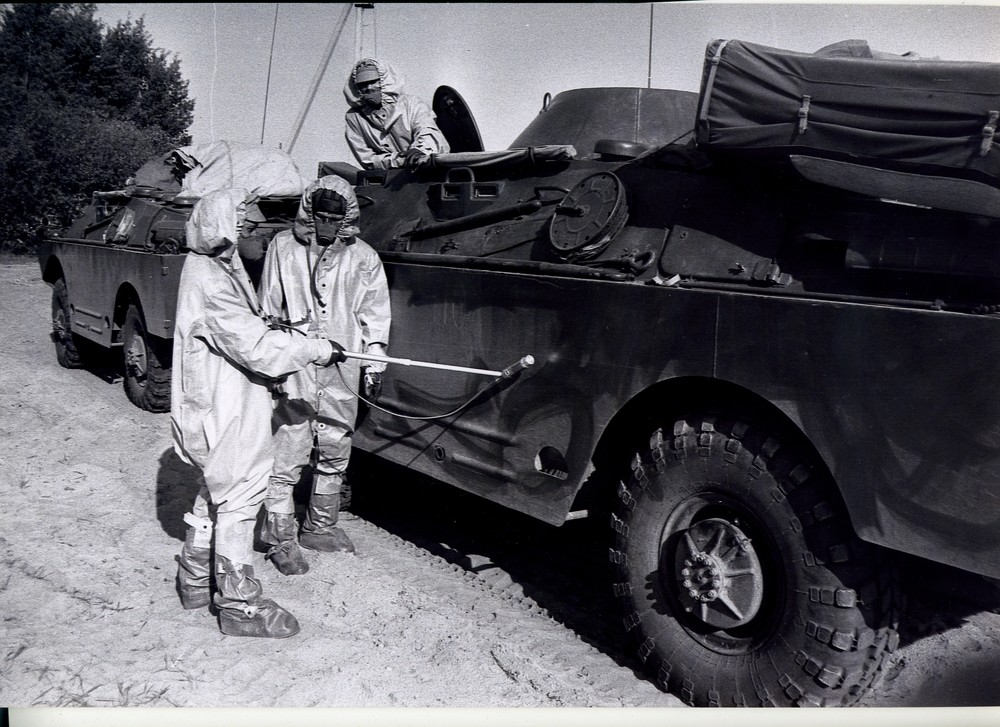 Máj 1986 - Dozimetrická kontrola, okolie Černobyľa