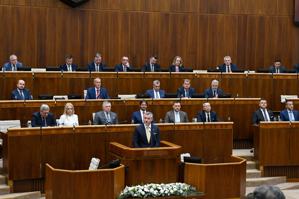 Prezident SR Peter Pellegrini vystúpil v NR SR so správou o stave Slovenskej republiky