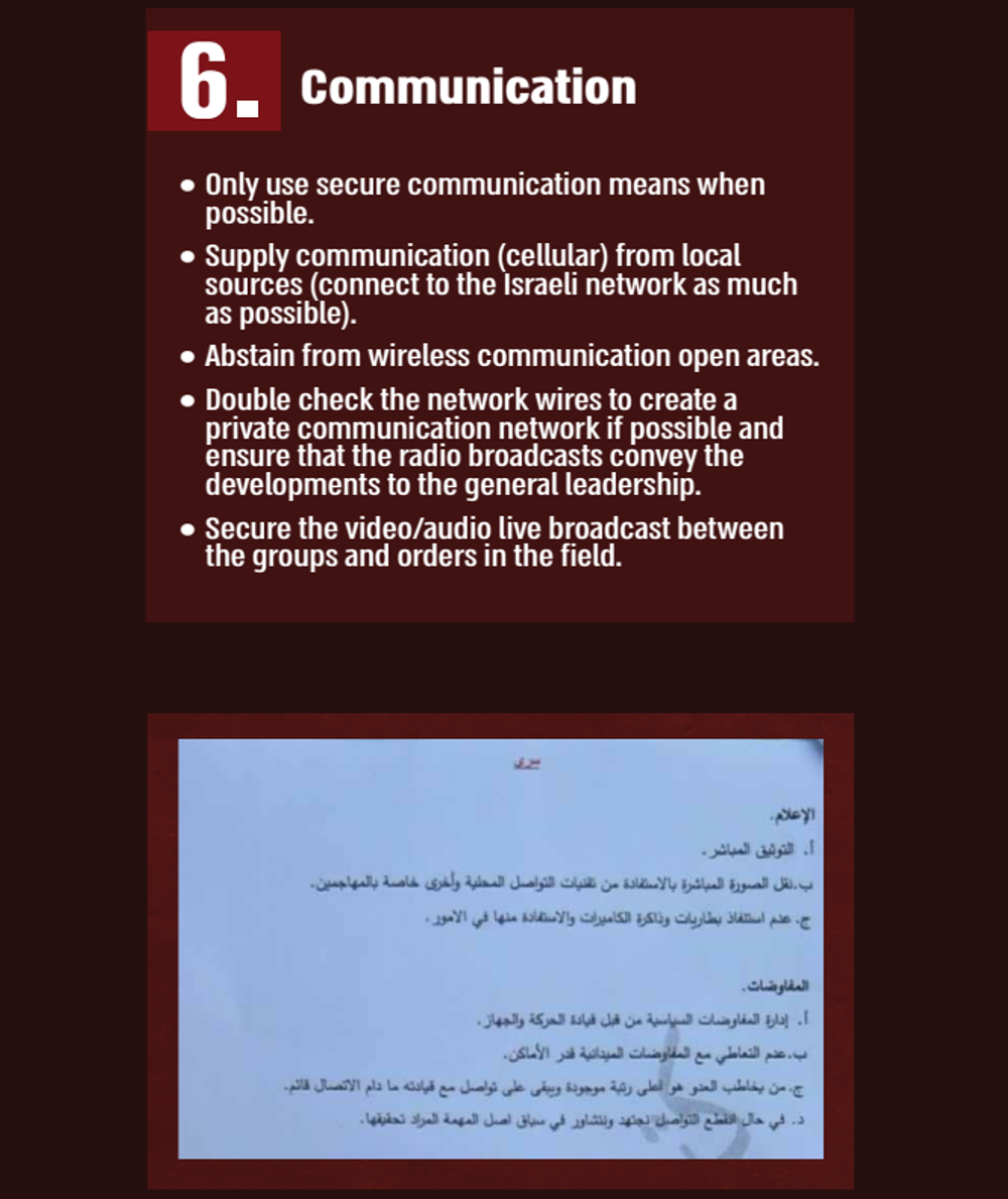 Abduction Manual Found on the Bodies of Hamas Terrorists (8)