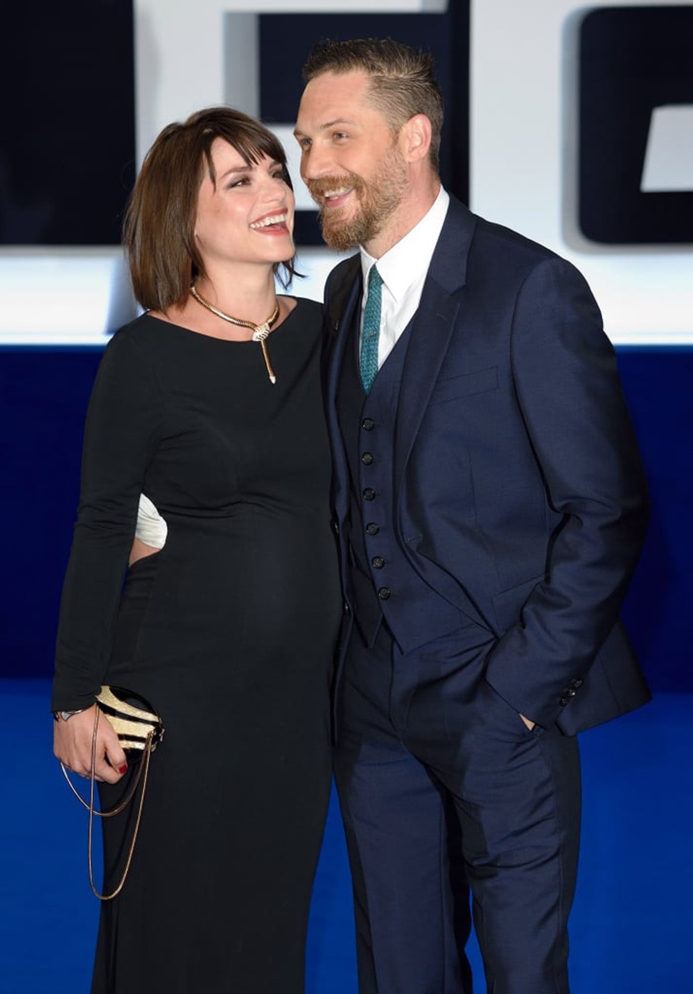 Tom Hardy s manželkou