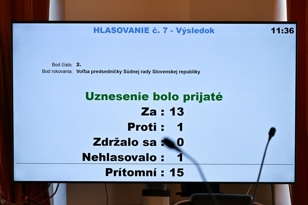 Voľba novej predsedníčky Súdnej rady SR (3)