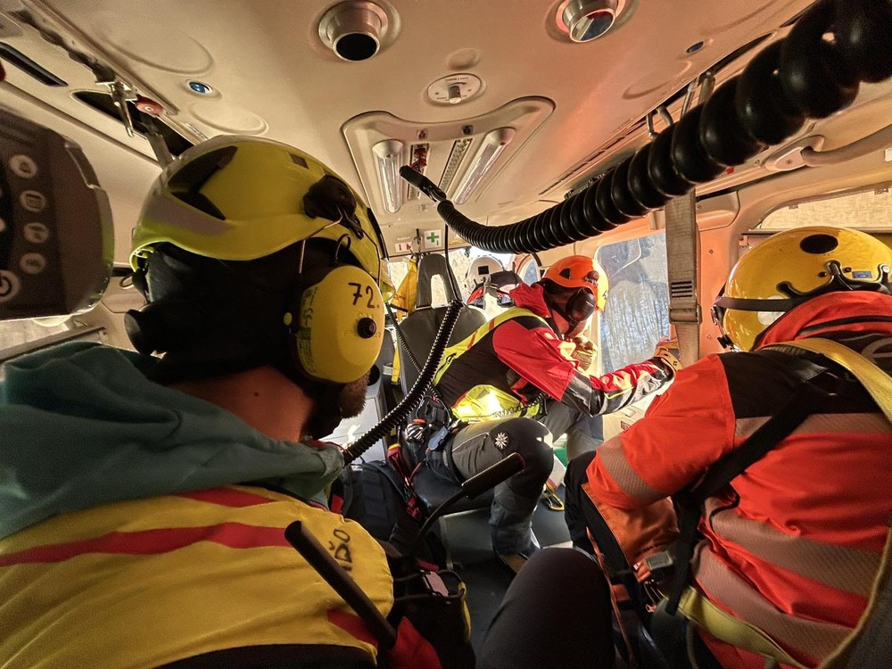 Záchranná akcia v masíve Malého Rozsutca HZS (1)