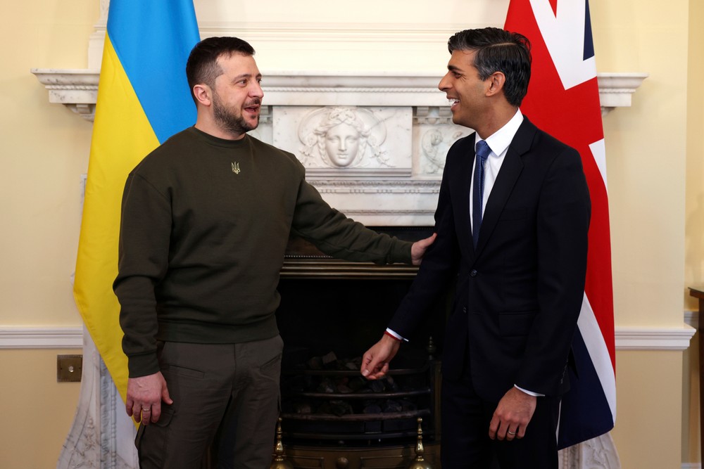 Návšteva Británie Zelenskyj
