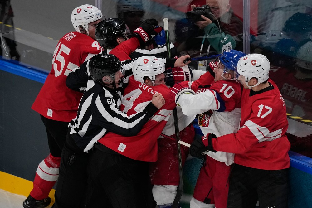 Zápas Česko - Švajčiarsko