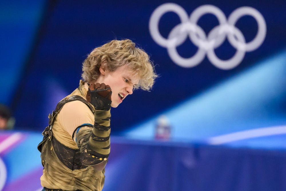 Americký krasokorčuliar Ilia Malinin